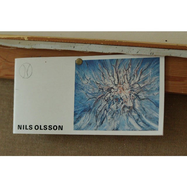 Nils Olsson, Landscape, 1960s, Oil on Canvas For Sale - Image 10 of 11