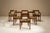 Dining Chairs in Stained Ash and Green Leatherette, Italy, 1970s, Set of 6 For Sale - Image 13 of 13