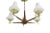 Brown Danish Mid-Century Modern Chandelier For Sale - Image 8 of 8