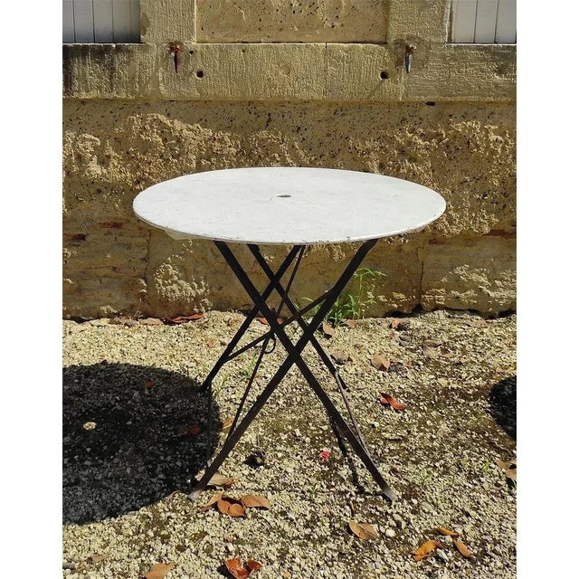 19th Century French Garden Folding Table For Sale - Image 9 of 9
