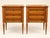 1970s Louis XVI Style Mahogany Bedside Tables with Brass Trims, 1970s, Set of 2 For Sale - Image 5 of 5