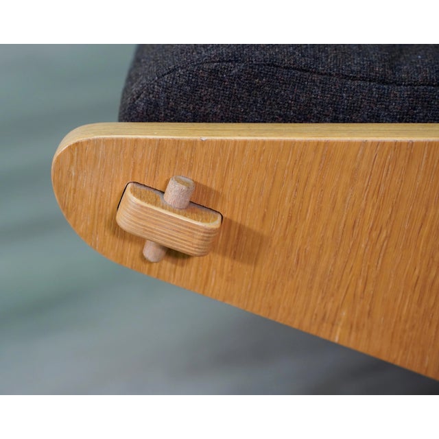 Richard Neutra Oak Boomerang Easy Chairs - a Pair For Sale - Image 12 of 12