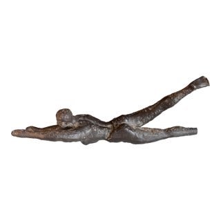 Large Metal Male Nude Sculpture For Sale