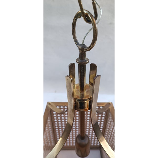 Metal Ceiling Lamp in the style of Dior, 1970s For Sale - Image 7 of 11