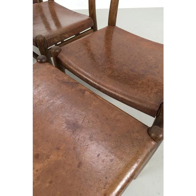 Oak Dining Chairs by Hans J. Wegner, Set of 6 For Sale - Image 10 of 12