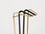 Gio Ponti Vintage Brass and Enameled Metal Umbrella Stand by Gio Ponti, Italy, 1950s For Sale - Image 4 of 12