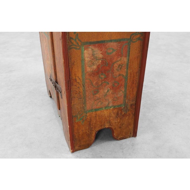 Small Antique 18th Century Oak Cabinet, France For Sale - Image 12 of 15