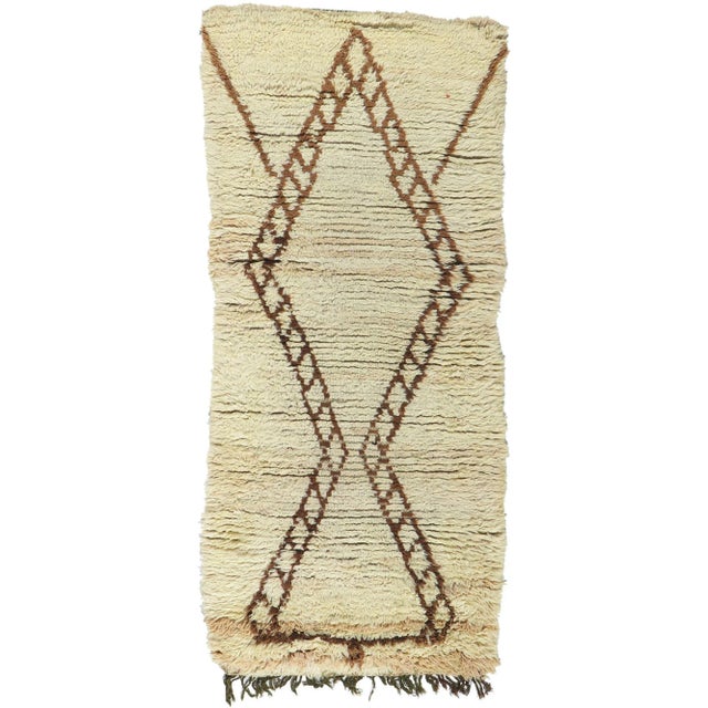 Vintage Moroccan Azilal Rug - 02'08 X 06'00 For Sale - Image 9 of 9