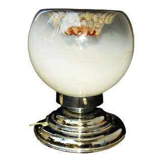 Chromed Metal & Glass Table Lamp by Toni Zuccheri for VeArt, 1970s For Sale