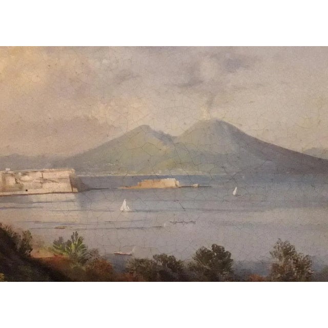 Naples -Neapolitan School, Italian Oil on Canvas, Framed For Sale - Image 3 of 10