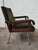 Mid-Century Velvet Armchair, 1980 For Sale - Image 4 of 9