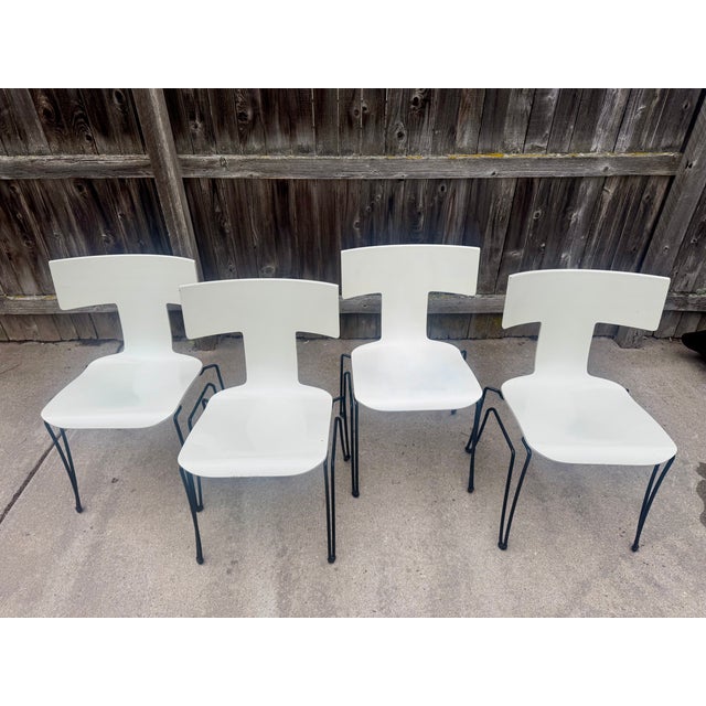 Designed by John Hutton in 1989, the Aziano is a modern take on the Klismos chair. Molded beechwood seats finished with...