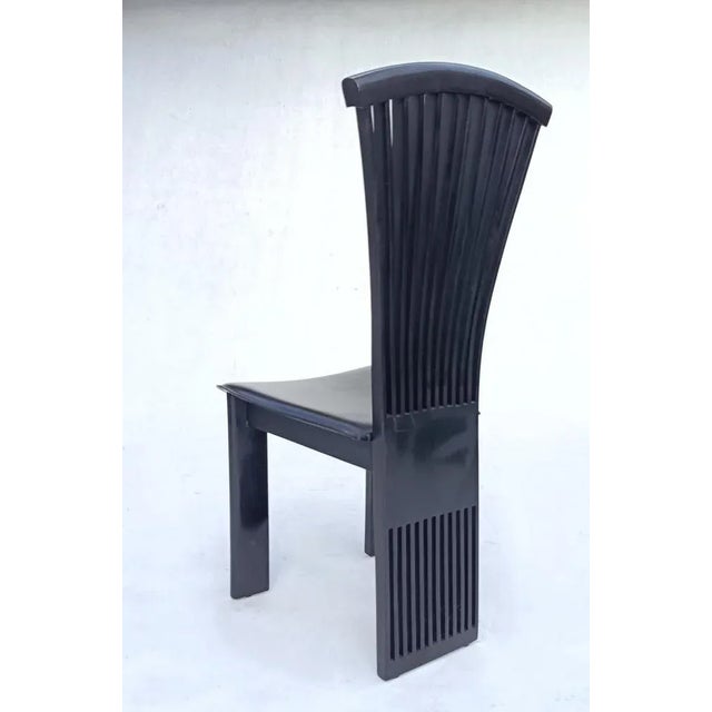 Italian Modern Dining Chairs attributed to Pietro Costantini, 1980s, Set of 4 For Sale - Image 11 of 13