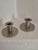 Metal Art Deco Swedish Grace Candleholders in Pewter attributed to Sylvia Stave, 1933, Set of 2 For Sale - Image 7 of 9