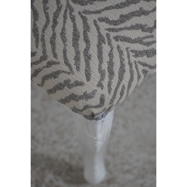 Set of 10 MGM White Painted Louis XV Dining Chairs For Sale - Image 13 of 18