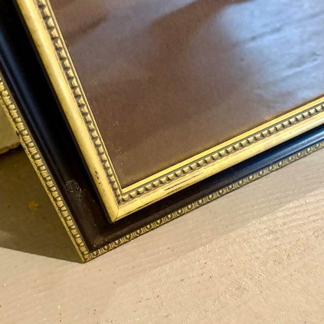 1980s Eaton Hall, Cheshire - Architectural Print in Gilt & Black Frame For Sale - Image 4 of 11