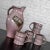 Modern Hot Chocolate/Drink Set Purple Studio Pottery Ceramic Signed Powell, Pitcher & 4 Cups For Sale - Image 6 of 13