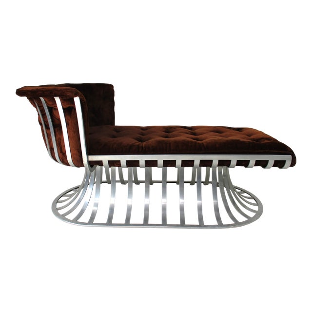 Woodard Chaise Lounge Chair by Herbert Saiger For Sale