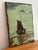 Rustic 1970s Moody Nautical Sailboat Wood-Mounted Nocturne Print For Sale - Image 3 of 8
