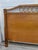 Vintage MCM Hollywood Regency King Headboard Wood Walnut Geometric Circles 60's For Sale - Image 13 of 15