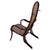 Rare Vienna Secession Bent Oak & Cane Easy Chair No. 01 Attributed to Thonet For Sale - Image 4 of 5