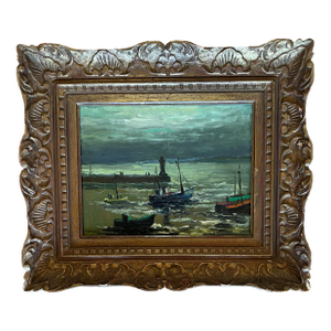 Early 20th Century Albert Marquet Oil Painting on Wood