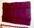 Cream 1940s Linen Hand Towels Maroon & Ivory Set of 3 For Sale - Image 8 of 11