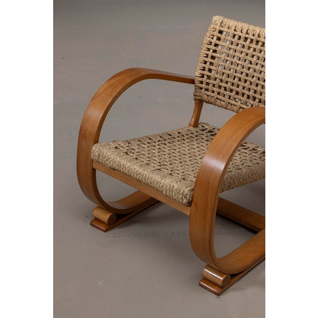 1940s Easy Chairs by Audoux & Minet for Vibo Vesoul, France, 1940s, Set of 2 For Sale - Image 5 of 9
