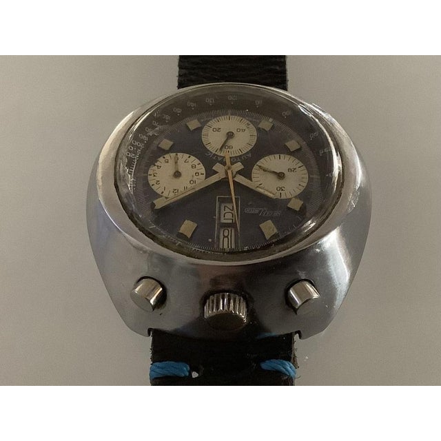 Nicolet Bullhead Watch, 1970s For Sale - Image 3 of 11