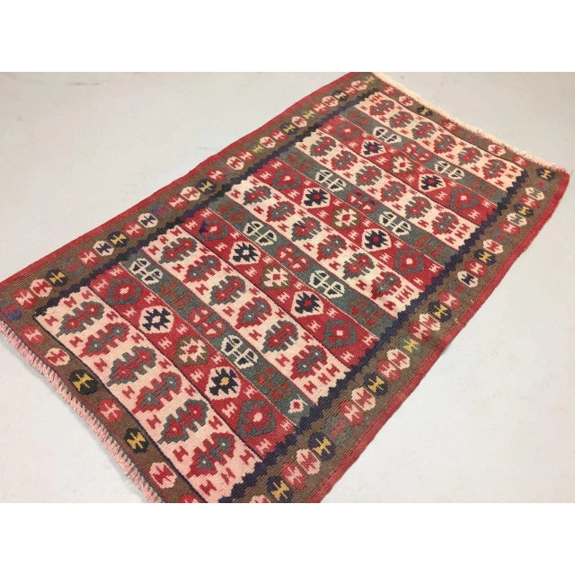 Small Turkish Kilim Rug, 1960s For Sale - Image 4 of 7