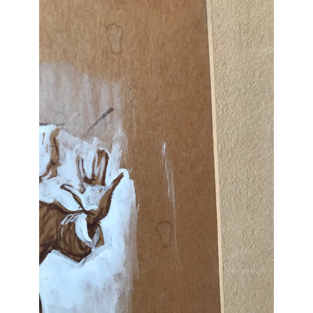 Musicians Watercolor Paintings - a Pair For Sale - Image 9 of 11