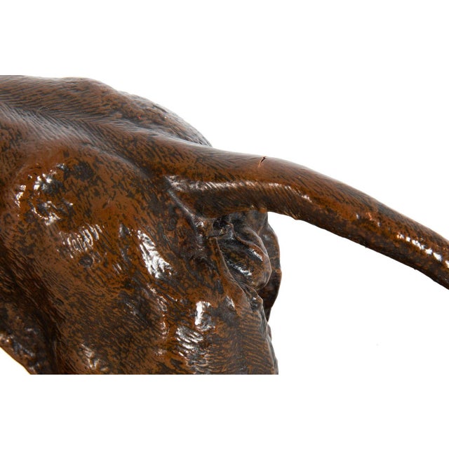 French Bronze Sculpture "Chien Braque" by Pierre-Jules Mene For Sale - Image 13 of 18