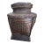1980s Large Sculptural Handwoven Basket Vessel – Tribal Artisan Work, 26” For Sale