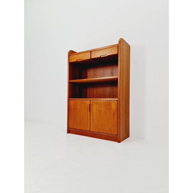 Vintage Danish Freestanding Bookshelf in Teak, Bornholm, 1970s For Sale - Image 5 of 18