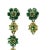 Sazingg Tsavorite & Yellow Sapphire Convertible Drop Earrings in 18k White Gold, A Pair For Sale - Image 12 of 13