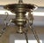 Late 19th Century Brass Kerosene Oil Chandelier With Blue Shade For Sale - Image 9 of 12