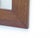 This solid oak mirror measures 36"H x 30"W.