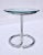 1970s Sculptural Chrome and Glass Side Table, Mid-Century Modern, 1970s For Sale - Image 5 of 6