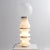 White Carlo Nason Mid Century Murano Glass Lamp For Sale - Image 8 of 12