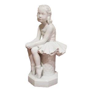 Mid 20th Century Royal Copenhagen Porcelain Ballerina Figurine