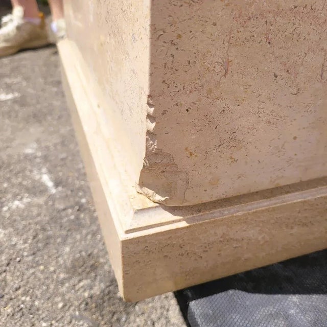 André Deluol, Standing Man, Stone Sculpture, 20th Century For Sale - Image 17 of 18