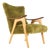 Two Tone Doodle Wing Lounge Chair For Sale