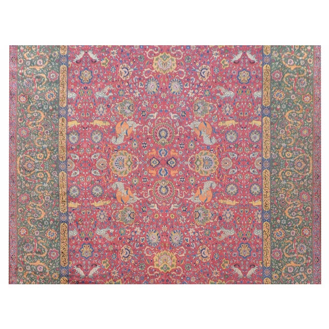Indian Wonderful Early 20th Century Agra Rug For Sale - Image 3 of 11