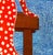 "Securely Waiting", Acrylic on Canvas Painting by Janet Adegoke For Sale - Image 4 of 4