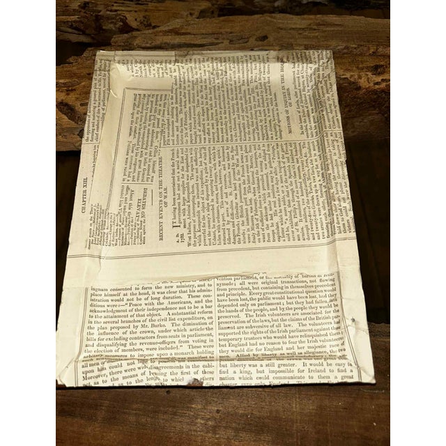 Grand Tour Plaster Intaglio in Authentic 1880s Pine Frame For Sale - Image 4 of 4