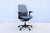 Metal Steelcase New Amia Executive Ergonomic Office Chair Gray Vinyl, Fully Adjustable For Sale - Image 7 of 18