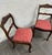 Early 20th Century Vintage Regency Style Mahogany Rose Back Ladder Back Dining Accent Chairs - Pair For Sale - Image 5 of 9