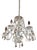 Vintage Glass Estate Chandelier For Sale