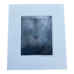 Contemporary Original Abstract Pat Martin Etching/Drawing “Fifteen” Signed
