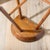 Vintage Scandinavian Modern Sculptural Beech Tripod Stool For Sale - Image 9 of 17